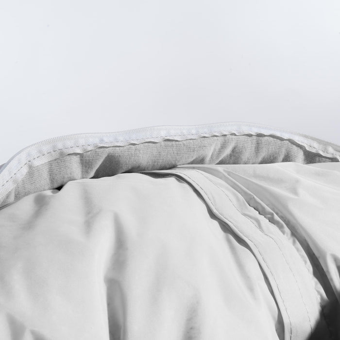 Pouf Poltrona Sacco Grande BAG L Avalon in tessuto Grisaglia per interno dim. 80 x 125 cm