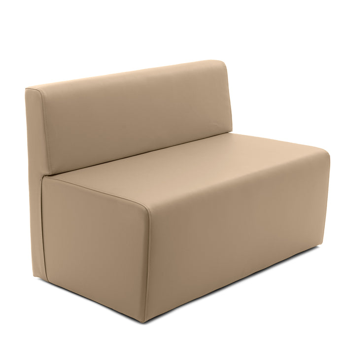 Panda 2-seater bar sofa in Mamba imitation leather