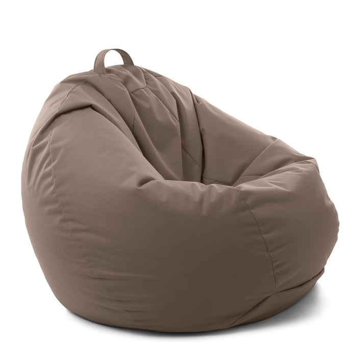 Pouf poltrona sacco Grande Softy, sfoderabile con sacca interna, Avalon in tessuto poliestere Jive per interno, Imbottito, Antistrappo, Impermeabile Dim: Ø80 x H75cm