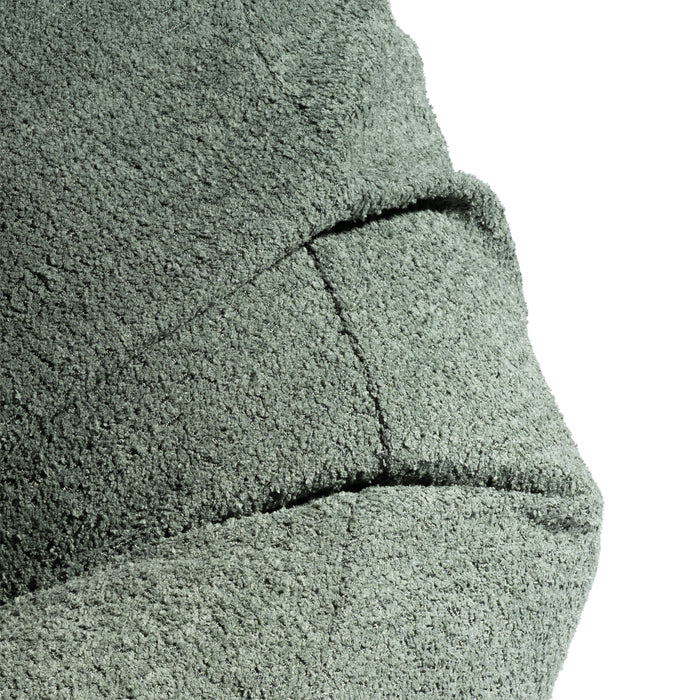 Pouf Poltrona Sacco Grande BAG L Avalon in tessuto Bouclè per interno dim. 80 x 125 cm