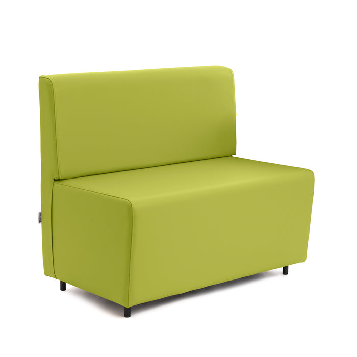 Divanetto Essence 2 posti per Ristoranti in finta pelle Mamba Dim 100x62xH88