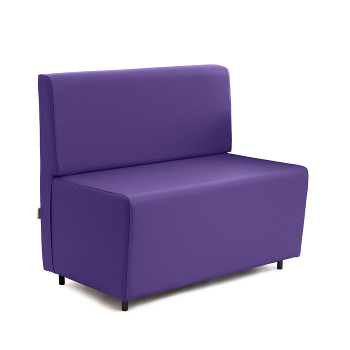 Divanetto Essence 2 posti per Ristoranti in finta pelle Mamba Dim 100x62xH88