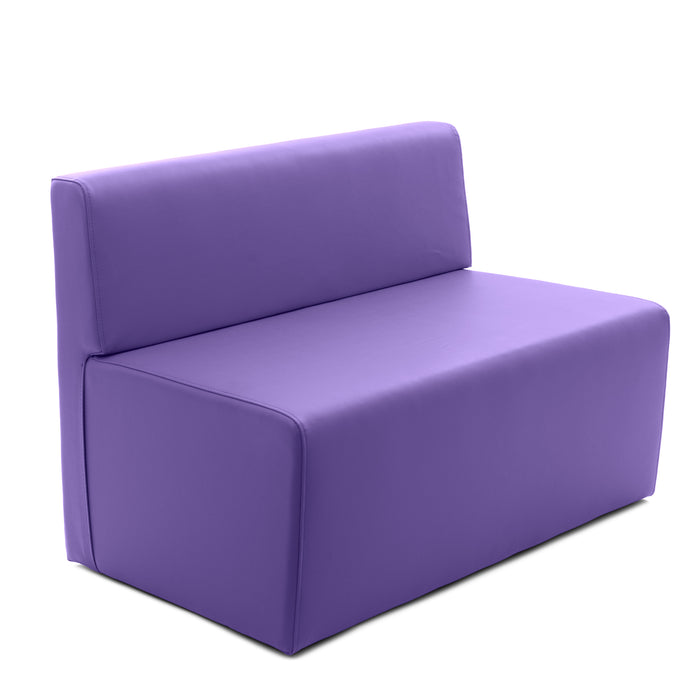 Panda 2-seater bar sofa in Mamba imitation leather