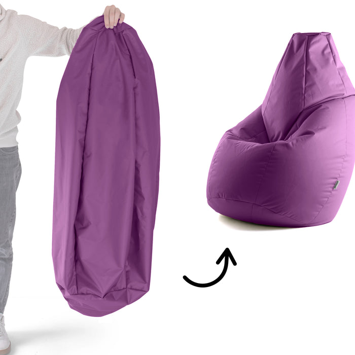 Pouf only Empty Bag Armchair Sacco Bag L Jive 95x95x90cm Made in Italy in non-padded tear-resistant fabric