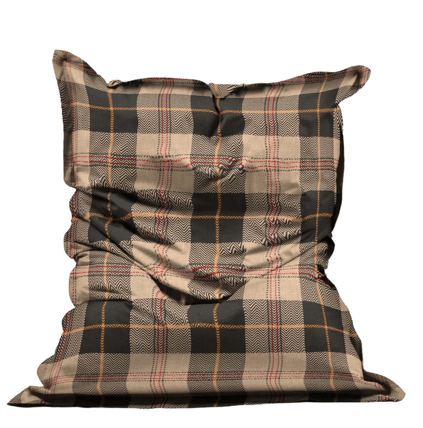 Cuscinone Thin 175 × 140 cm con tartan Cortina Heritage, Alpine Collection