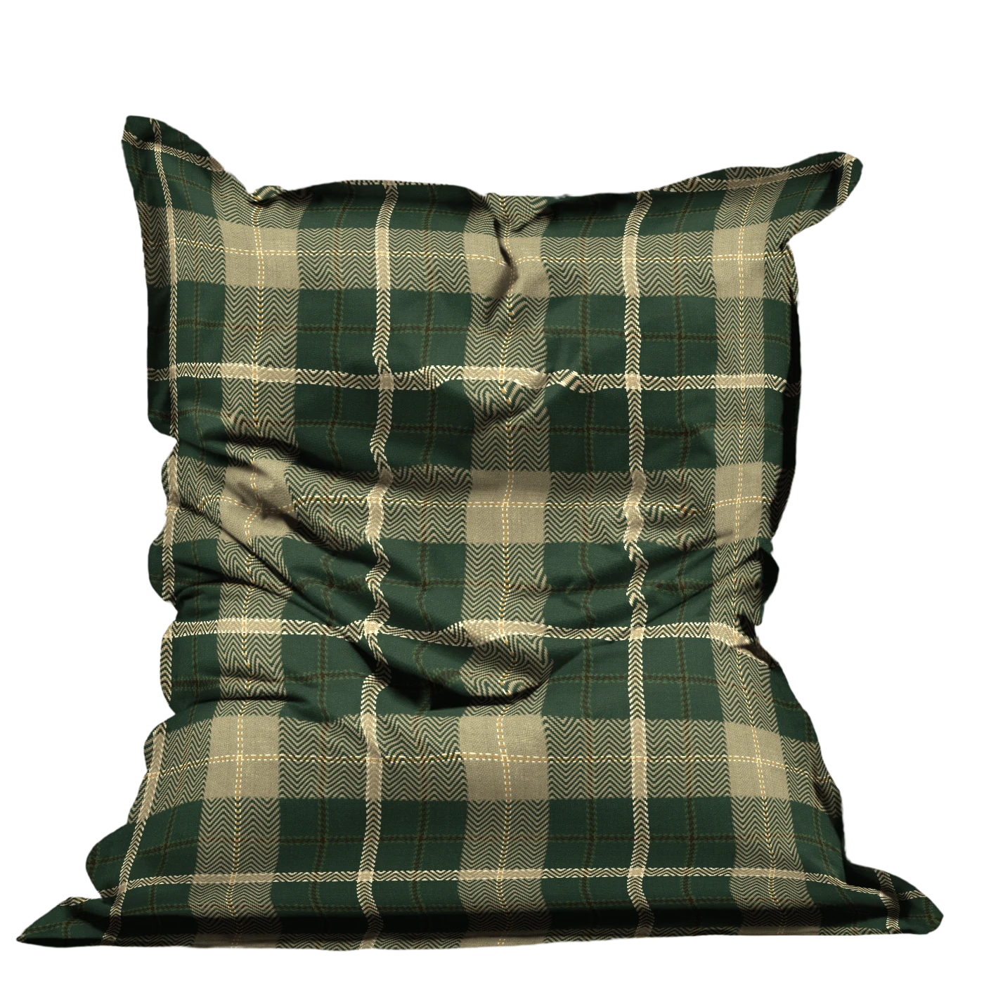 Cuscinone Thin con tartan Dolomiti Loden