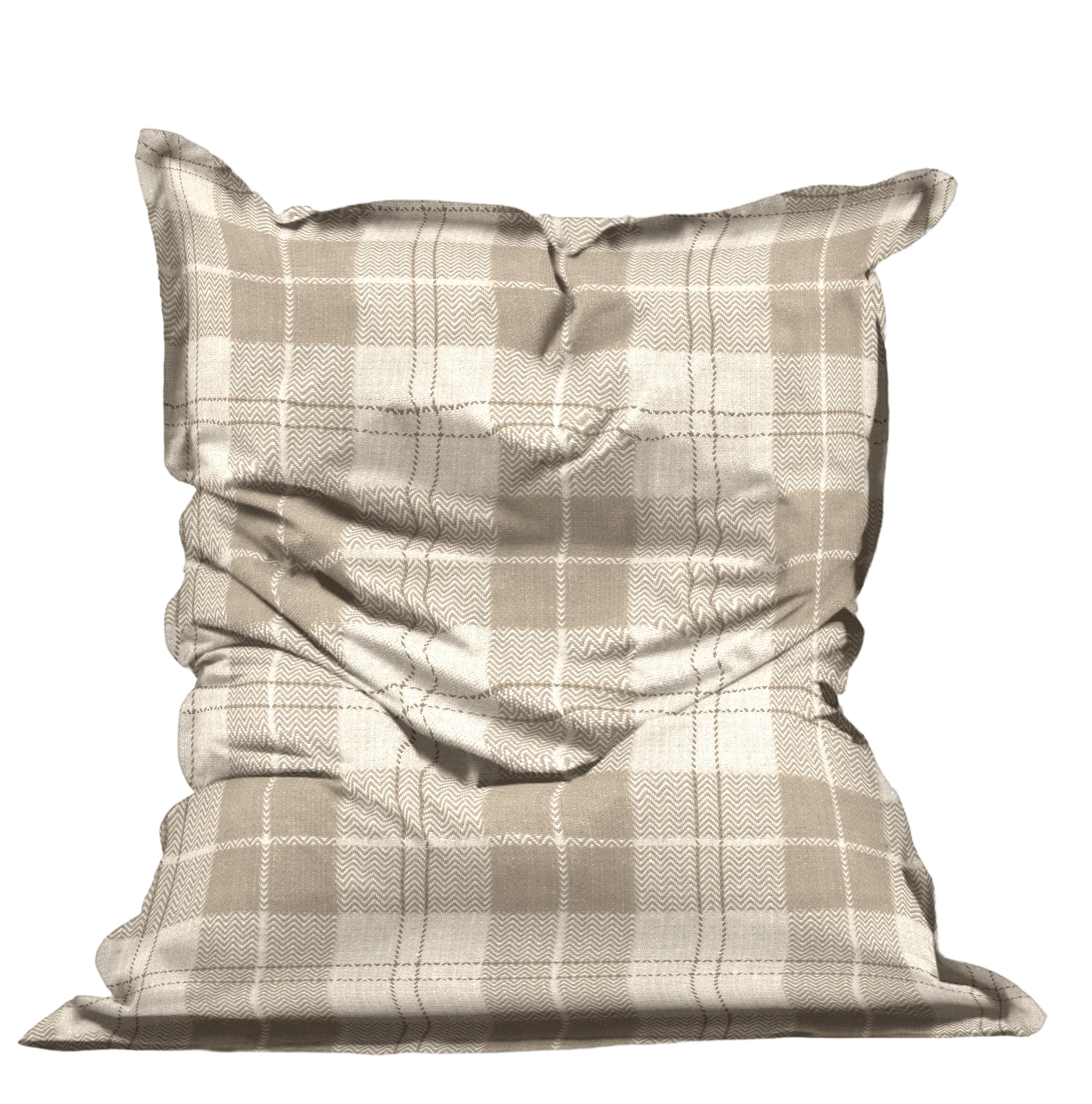 Cuscinone Thin con tartan Cortina Neve