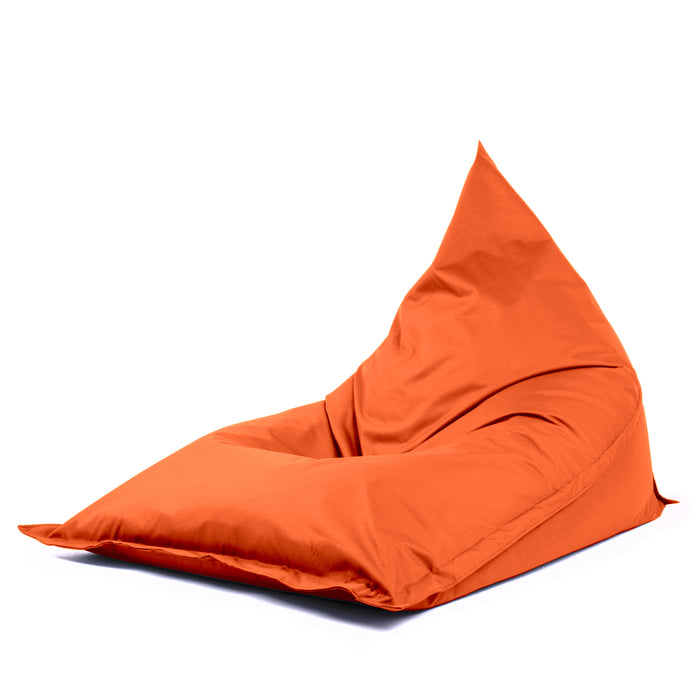 Pouf Shongo grande a forma di triangolo sfoderabile con Sacca Interna in tessuto Samba per esterno Antistrappo, Impermeabile, dim: 140x175 cm