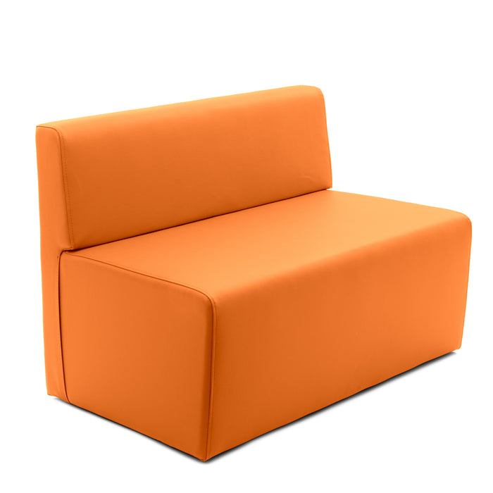 Panda 2-seater bar sofa in Mamba imitation leather