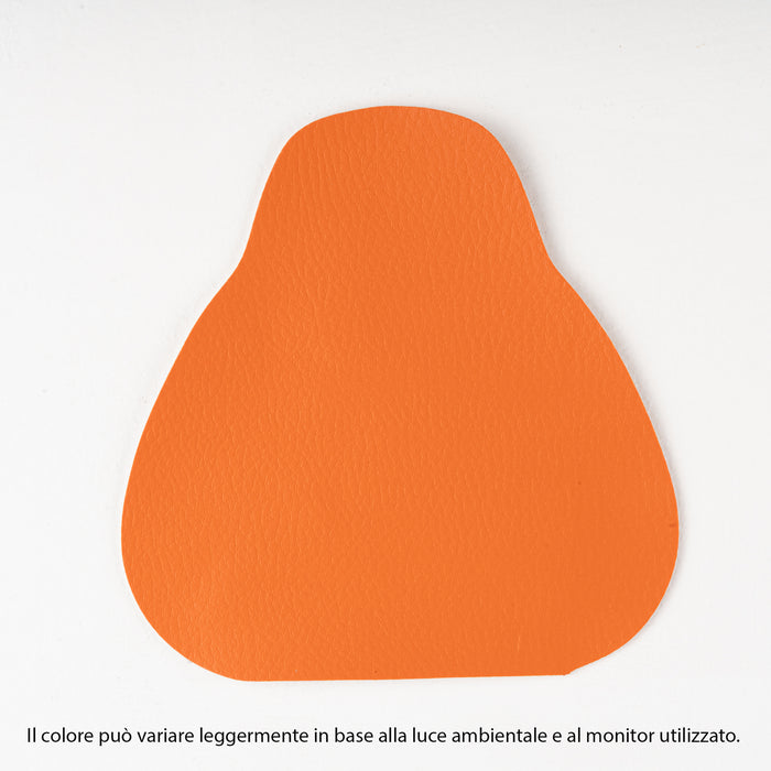 Avalon Rigid Cylinder Pouf Table in Mamba Trendy Faux Leather, Class 1-IM, Fire Retardant, for Indoor and Outdoor Use. Dimensions: Ø70 cm X H40 cm 
