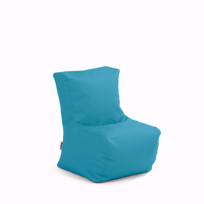 Discounted - Avalon Pouf Mini-Lady Classic Jazz Leatherette Armchair Dimensions 40x40 cm, h 55 cm Color Light Blue
