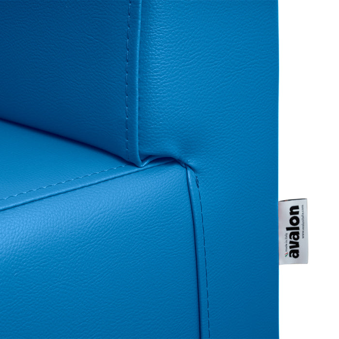 Panda 2-seater bar sofa in Mamba imitation leather
