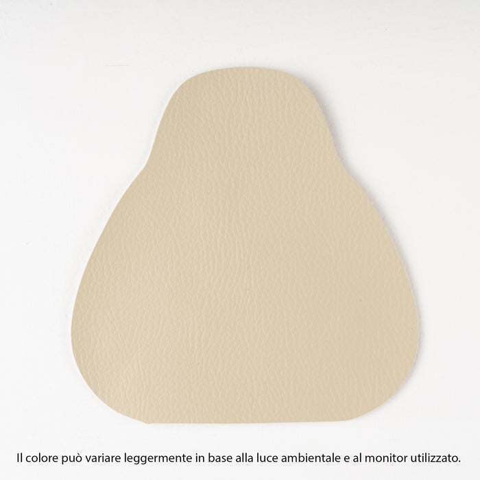 Avalon Rigid Cylinder Pouf Table in Mamba Trendy Faux Leather, Class 1-IM, Fire Retardant, for Indoor and Outdoor Use. Dimensions: Ø45 cm X H40 cm