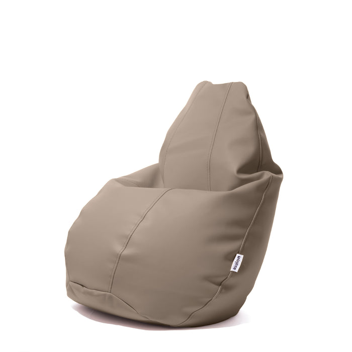 Outlet - Pouf Poltrona Sacco per bambini BAG Similpelle Mamba dim. 56x76 cm - Per ambiente Interno ed Esterno Colore Beige