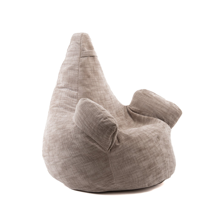 Pouf Poltrona Sacco Grande Ploof Avalon in tessuto Antimacchia Cannet per interno dim. Ø85 x H90 cm