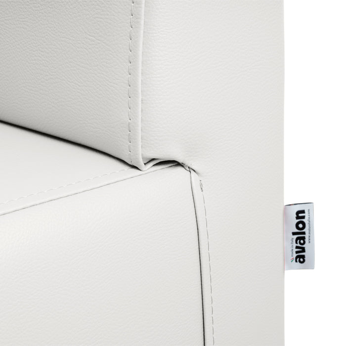 Panda 2-seater bar sofa in Mamba imitation leather