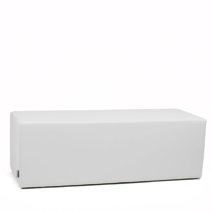 Outlet - Avalon Rigid Rectangular Pouf in Faux Leather Mamba Trendy Width 150 cm, Depth 45 cm, Height 43 cm