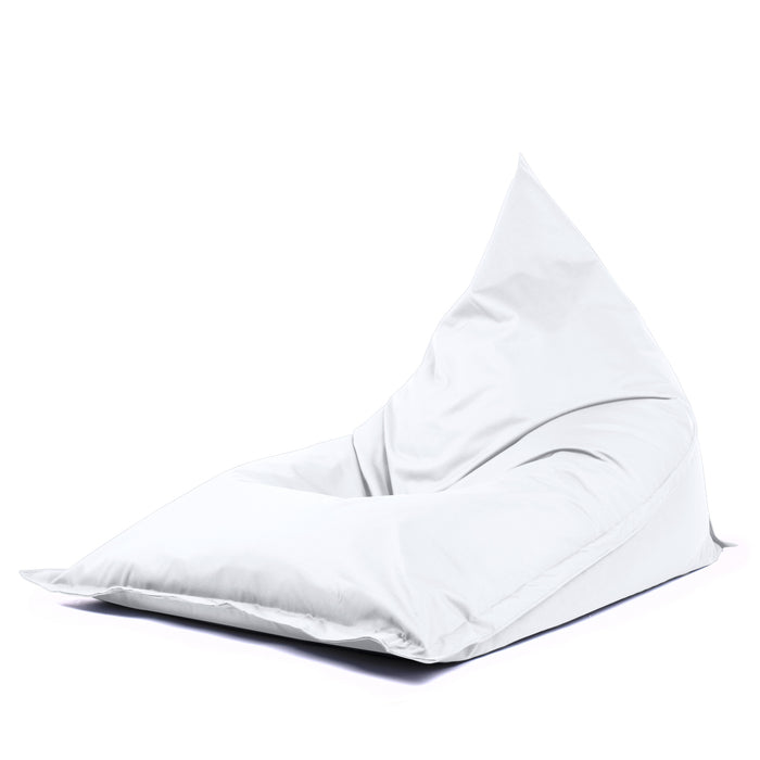Pouf Shongo grande a forma di triangolo Sfoderabile con sacca interna in tessuto Jive per interno, Antistrappo, Impermeabile, dim: 140x175 cm