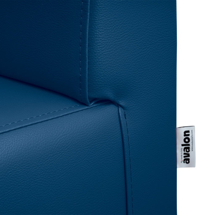 Panda 2-seater bar sofa in Mamba imitation leather