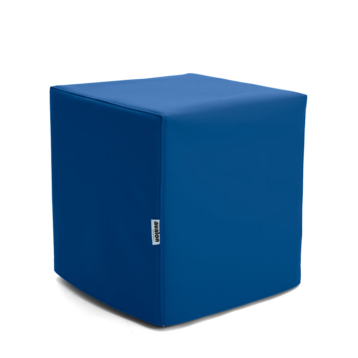 Pouf Cubo Rigido Sfoderabile 40x40 cm in Ecopelle Antimacchia o Velluto Avalon – Design Moderno Made in Italy