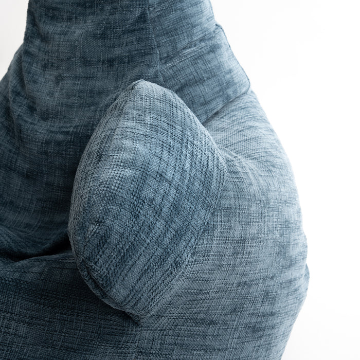 Pouf Poltrona Sacco Grande Ploof Avalon in tessuto Antimacchia Cannet per interno dim. Ø85 x H90 cm