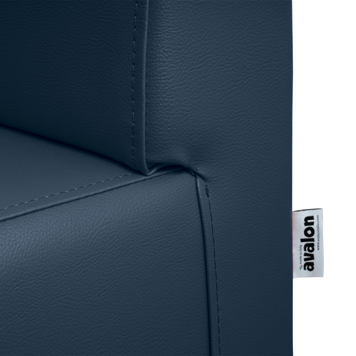 Panda 2-seater bar sofa in Mamba imitation leather