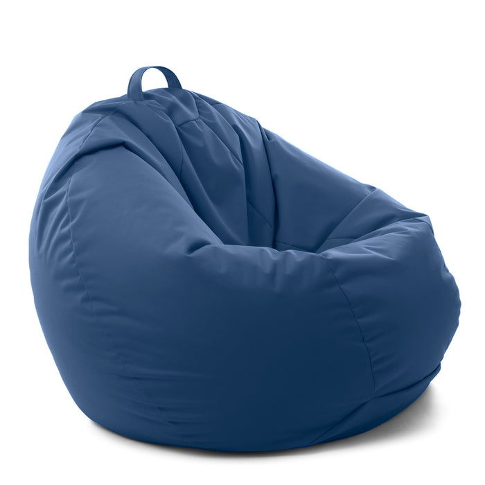 Pouf poltrona sacco Grande Softy, sfoderabile con sacca interna, Avalon in tessuto poliestere Jive per interno, Imbottito, Antistrappo, Impermeabile Dim: Ø80 x H75cm