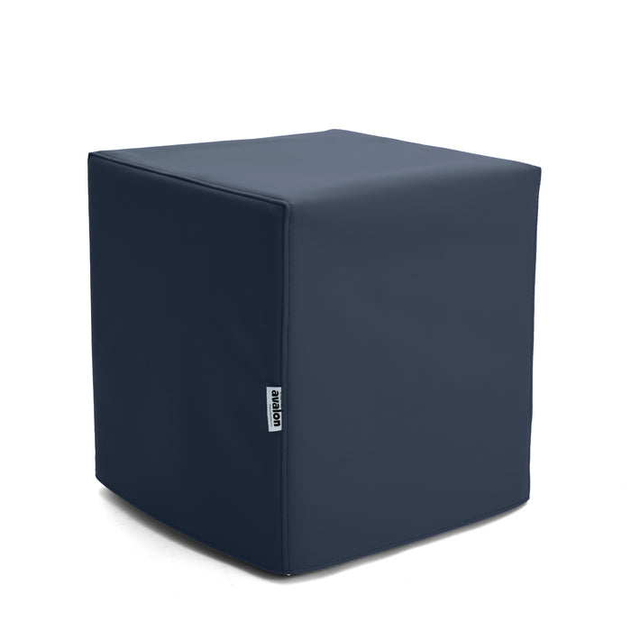 Pouf Cubo Rigido Sfoderabile 40x40 cm in Ecopelle Antimacchia o Velluto Avalon – Design Moderno Made in Italy