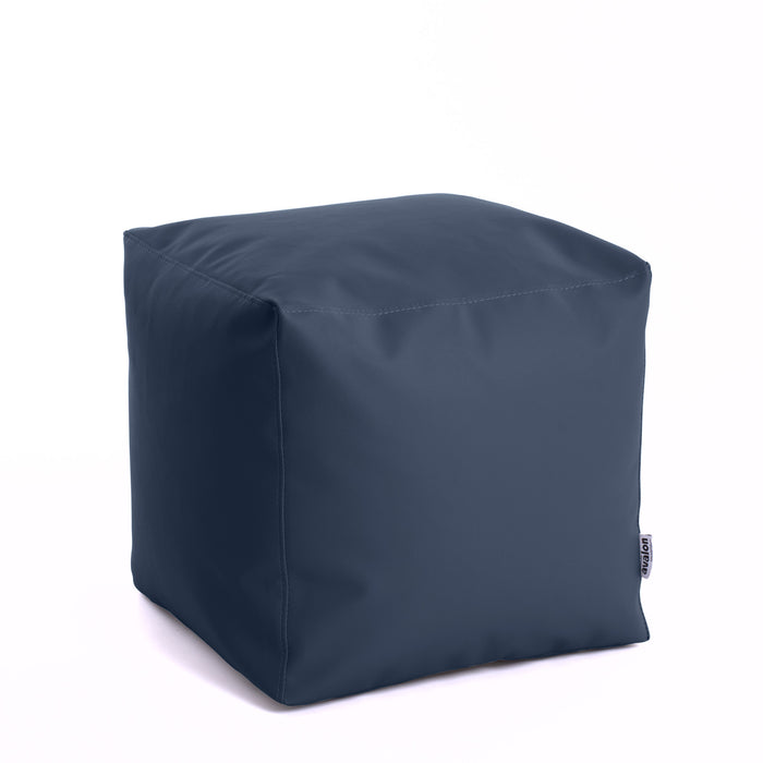 Avalon Cube Pouf Faux Leather Classic Jazz dimensions 50x50x H 45cm 