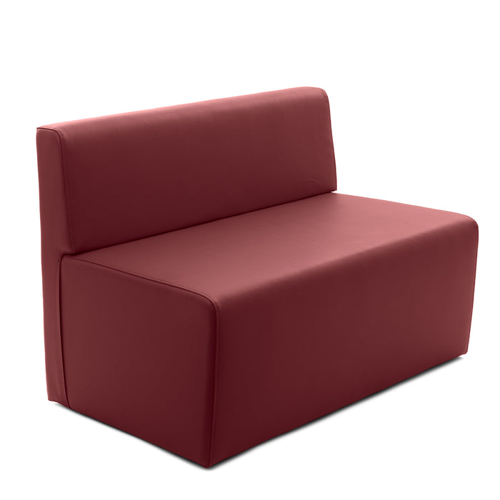 Panda 2-seater bar sofa in Mamba imitation leather