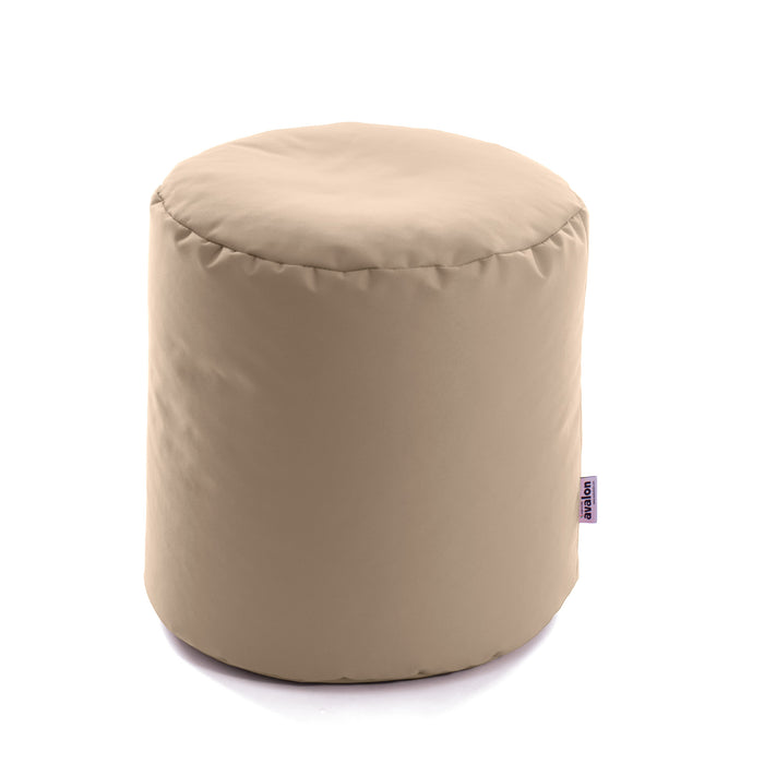Avalon Pouf Jive Cylinder Armchair Made in Italy with dimensions 50x45x45cm