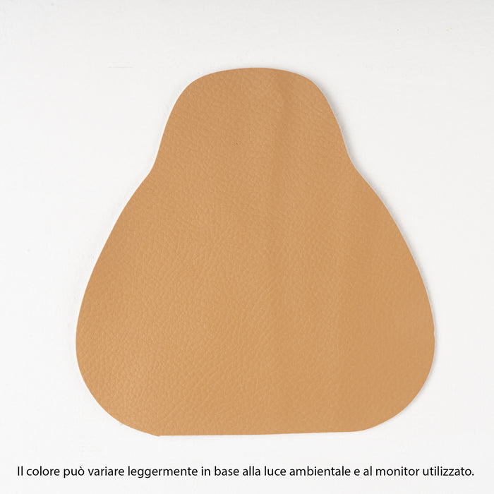 Avalon Rigid Cylinder Pouf Table in Mamba Trendy Faux Leather, Class 1-IM, Fire Retardant, for Indoor and Outdoor Use. Dimensions: Ø70 cm X H40 cm 