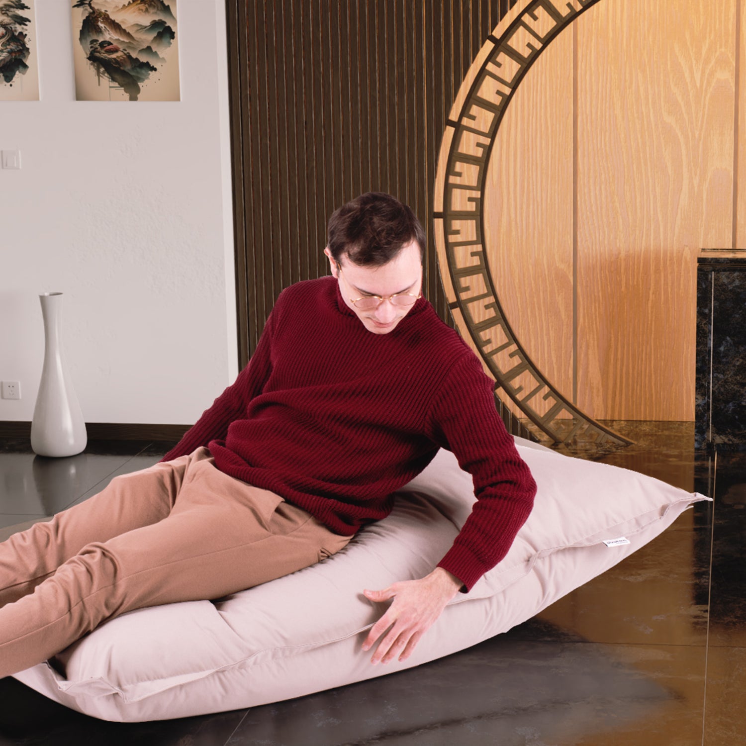 Puoi usarlo per leggere, guardare la TV, meditare o semplicemente rilassarti.