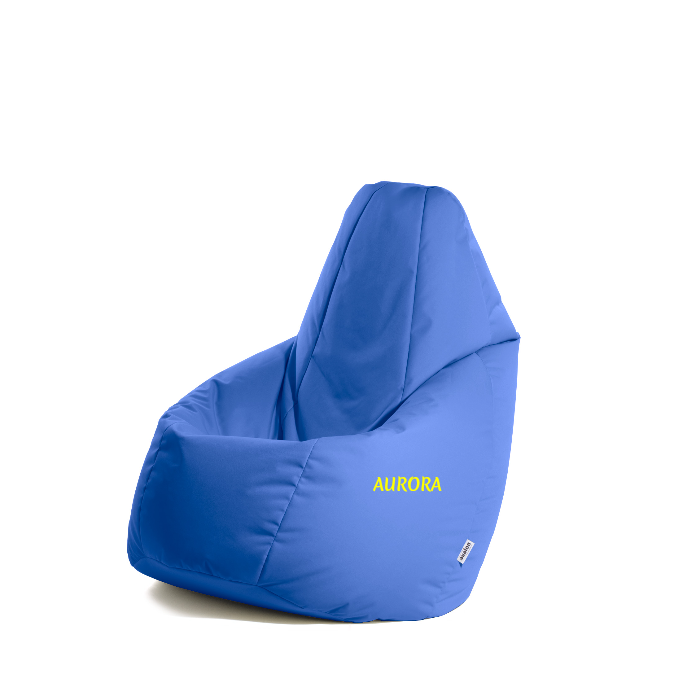 Pouf Poltrona Sacco Grande BAG L Jive in tessuto per interno dim. 80 x 125 cm