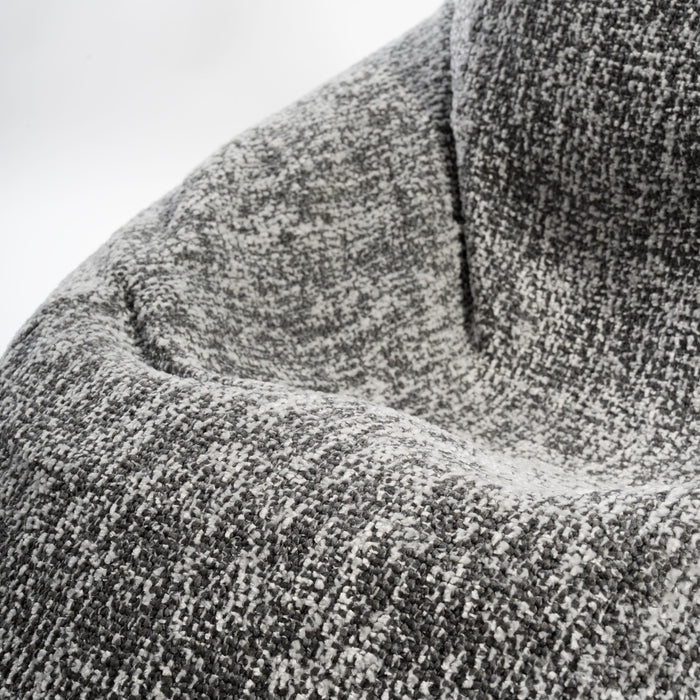 Pouf Poltrona Sacco Grande BAG L Avalon in tessuto Grisaglia per interno dim. 80 x 125 cm