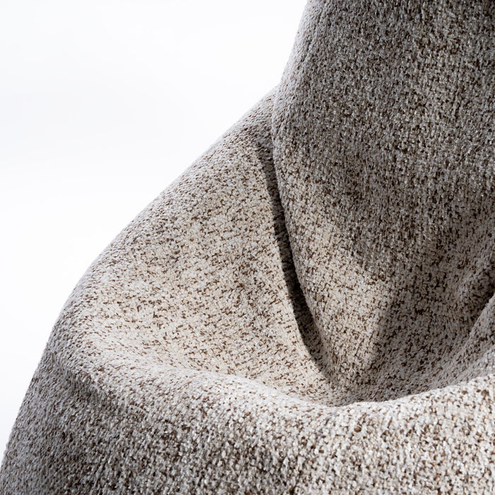 Pouf Poltrona Sacco Grande BAG L Avalon in tessuto Grisaglia per interno dim. 80 x 125 cm