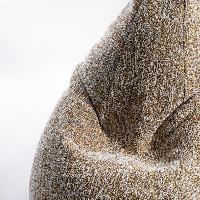 Pouf Poltrona Sacco Grande BAG L Avalon in tessuto Grisaglia per interno dim. 80 x 125 cm