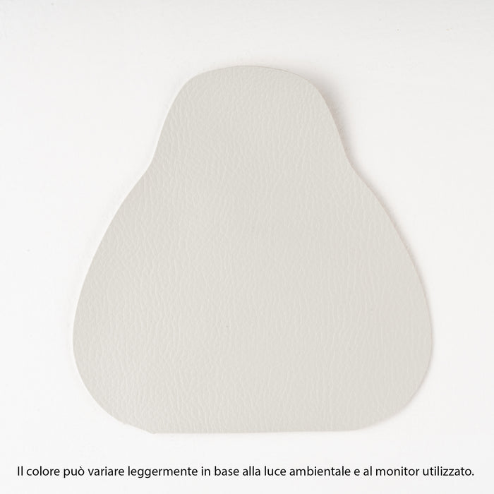 Avalon Rigid Cylinder Pouf Table in Mamba Trendy Faux Leather, Class 1-IM, Fire Retardant, for Indoor and Outdoor Use. Dimensions: Ø45 cm X H40 cm
