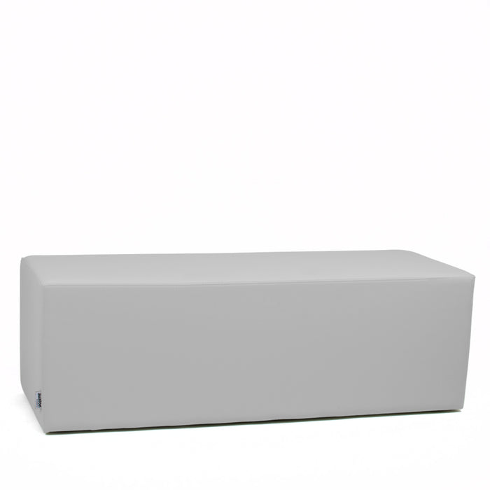 Outlet - Avalon Rigid Rectangular Pouf in Faux Leather Mamba Trendy Width 150 cm, Depth 45 cm, Height 43 cm