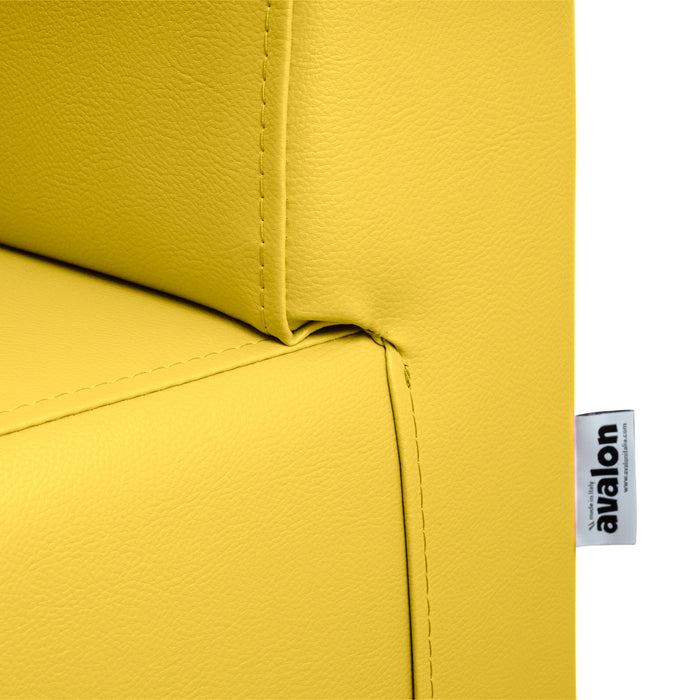 Panda 2-seater bar sofa in Mamba imitation leather