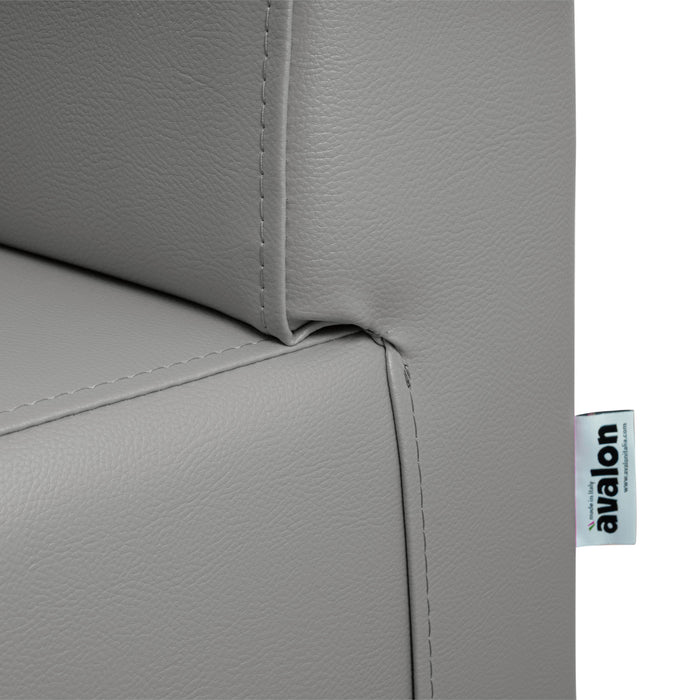 Panda 2-seater bar sofa in Mamba imitation leather
