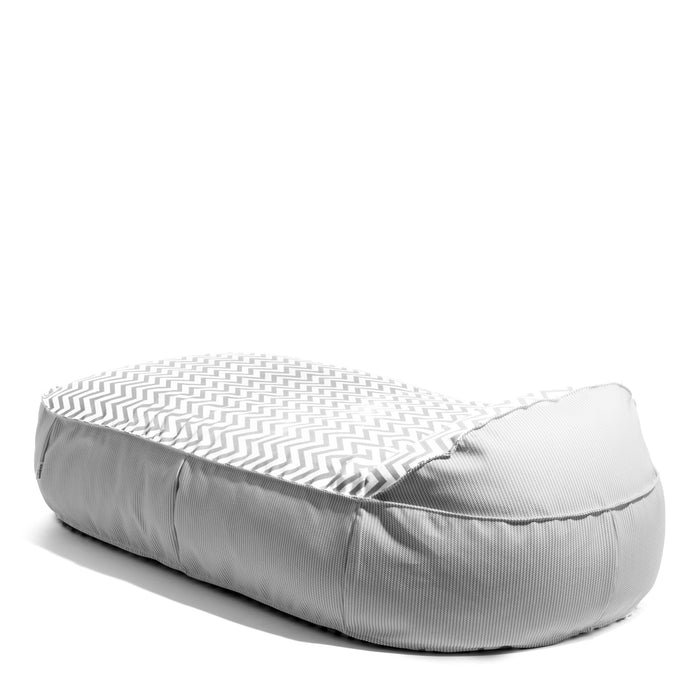Park Pouf Bed For Outdoor in Funny Fabric Dim: 190x100x60 Cm