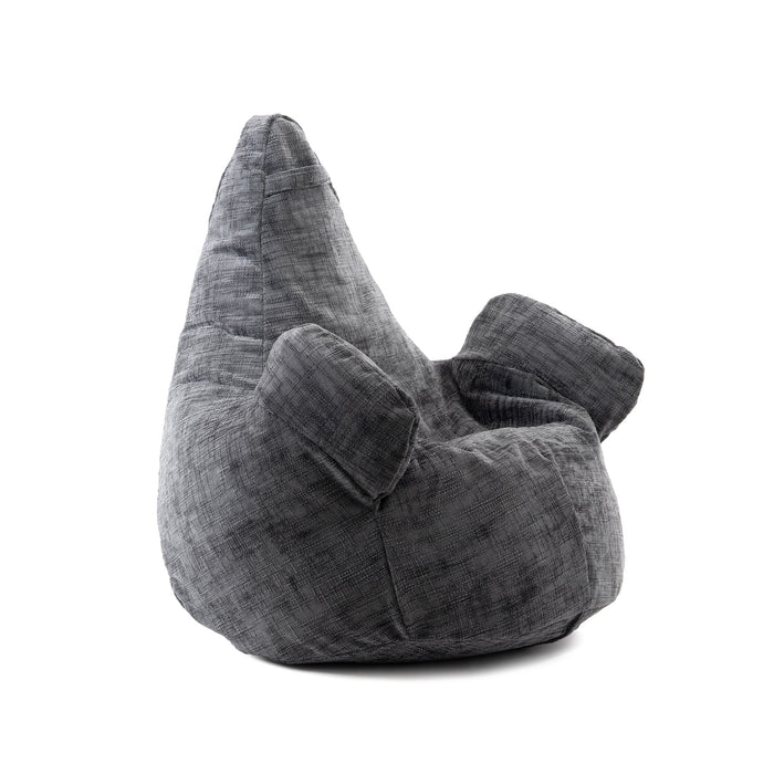 Pouf Poltrona Sacco Grande Ploof Avalon in tessuto Antimacchia Cannet per interno dim. Ø85 x H90 cm