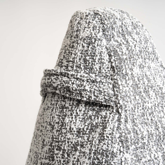 Pouf Poltrona Sacco Grande Ploof Avalon in tessuto Grisaglia per interno dim. Ø85 x H90 cm