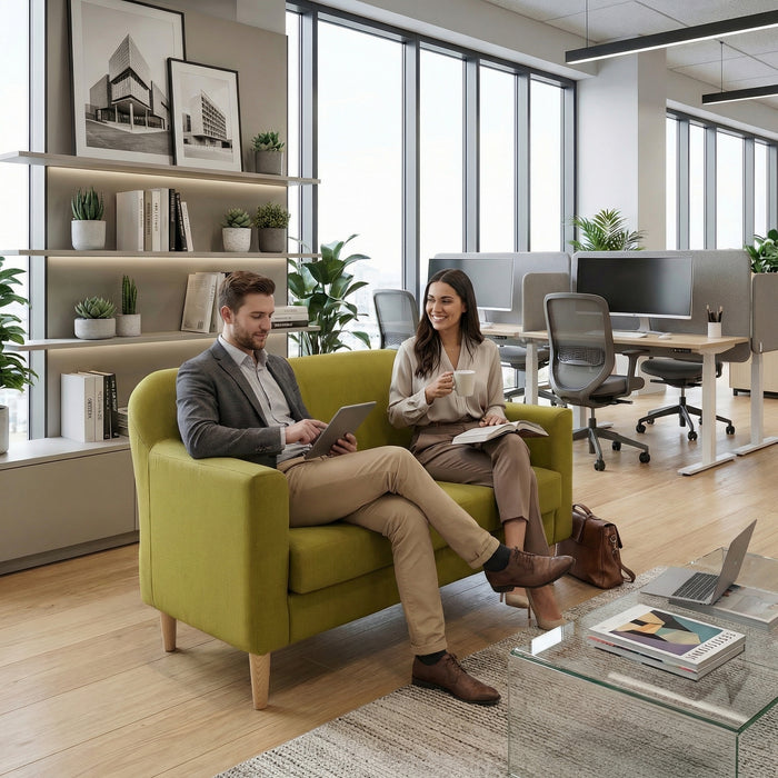Kulipi Divano Poltrona 2 Posti - Tessuto STAIN Resistente Alle Macchie - Avalon