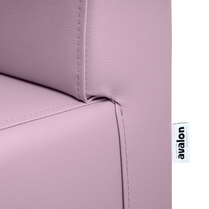Panda 2-seater bar sofa in Mamba imitation leather