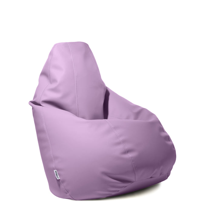 Outlet -  Pouf Poltrona Sacco BAG M Similpelle Mamba dim. 68 x 107 cm Colore Lilla
