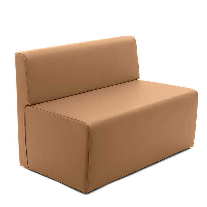 Panda 2-seater bar sofa in Mamba imitation leather