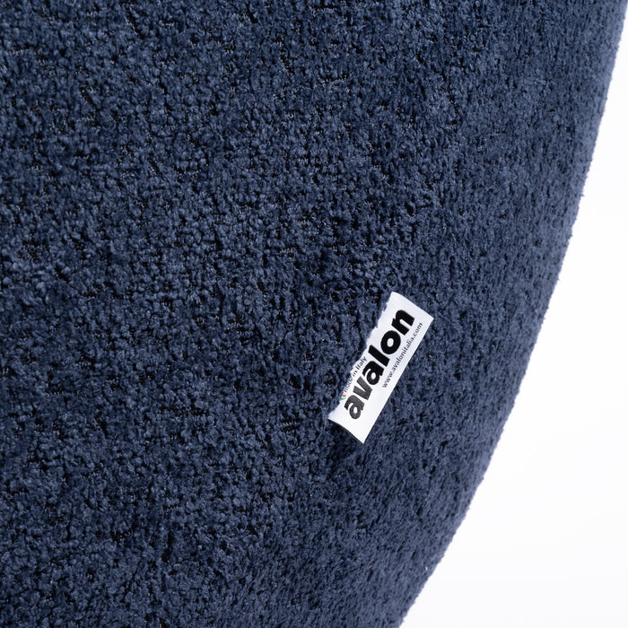 Pouf Poltrona Sacco Grande BAG L Avalon in tessuto Bouclè per interno dim. 80 x 125 cm