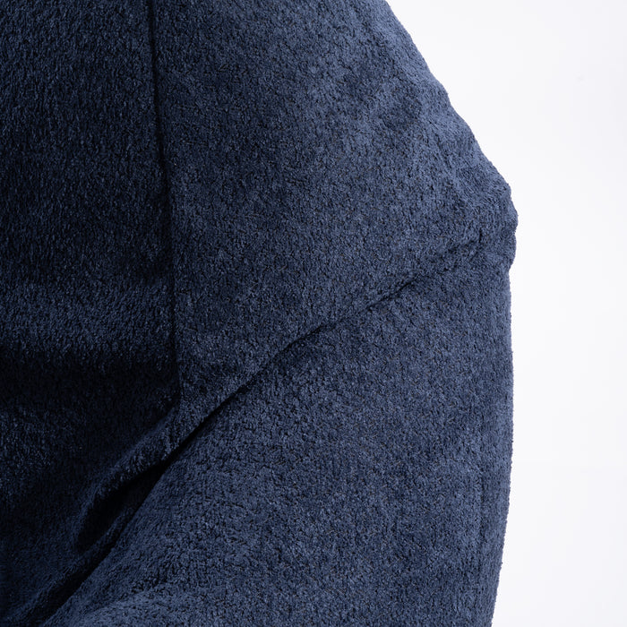 Pouf Poltrona Sacco Grande BAG L Avalon in tessuto Bouclè per interno dim. 80 x 125 cm